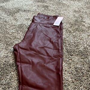 NWT leather leggings